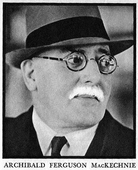 Archibald F Mackechnie