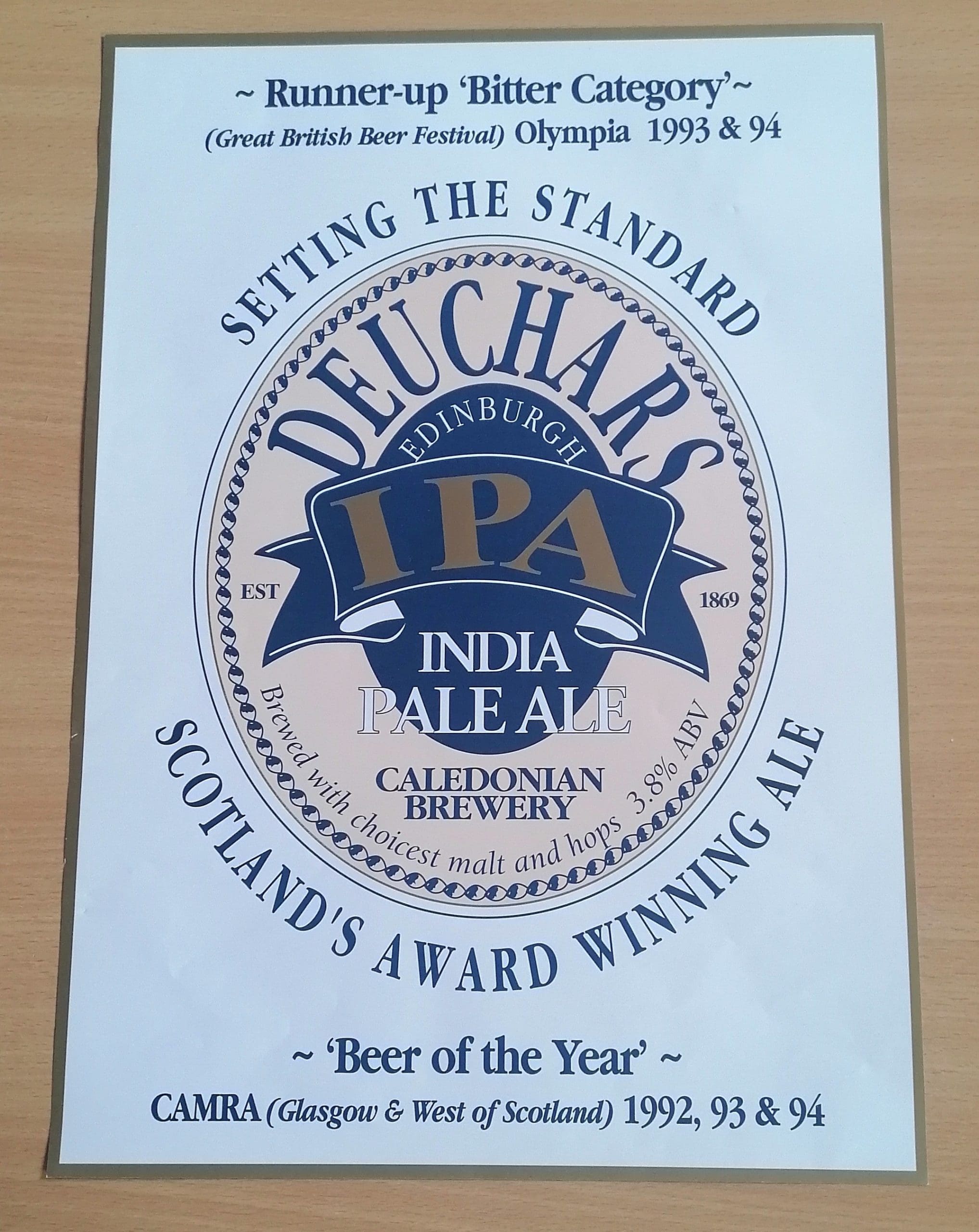 3. Deuchars label